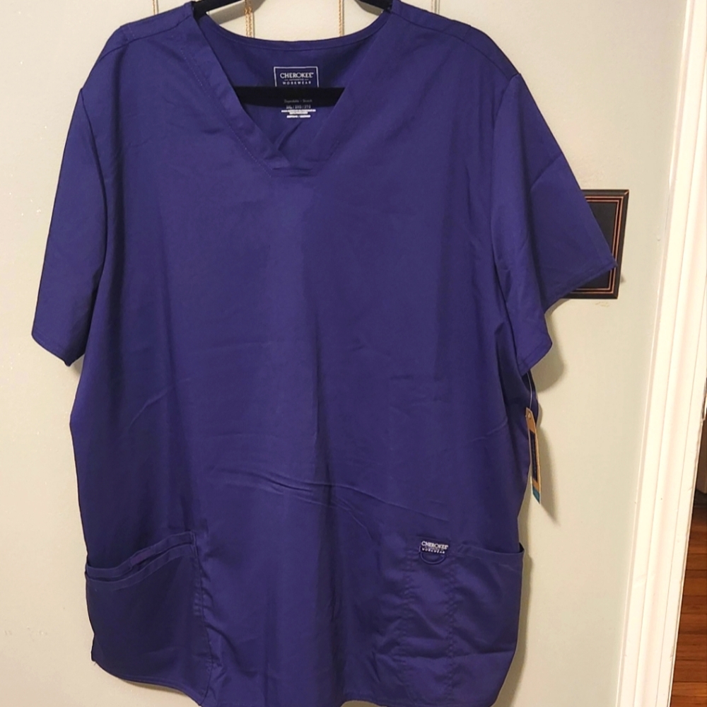 Plus size Cherokee scrubs (top/bottom)